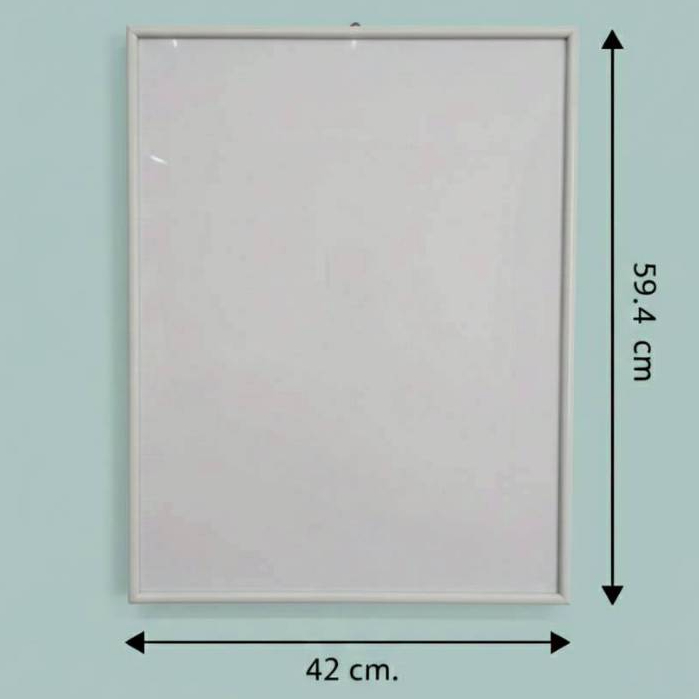 กรอบรูปสีขาว59.4.x42cm. กรอบรูป59.4.x42cm.สีขาว กรอบรูปแขวนผนัง แต่งบ้านสไตล์มินิมอล