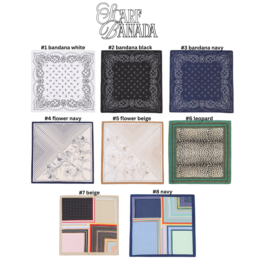 UIUI | BANDANA SCARF ผ้าพันคอ ผ้าโพกหัว