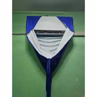 ผ้าใบล้างแอร์ ขนาด 2×3 M. ชนิดหนาพิเศษ เคลือบ PVC กันน้ำยาเคมี 9000-24000 BTU