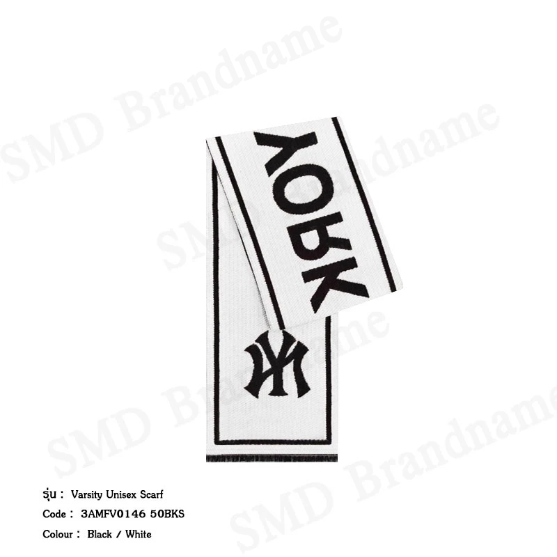 MLB ผ้าพันคอ รุ่น Varsity Unisex Scarf Code: 3AMFV0146 50BKS