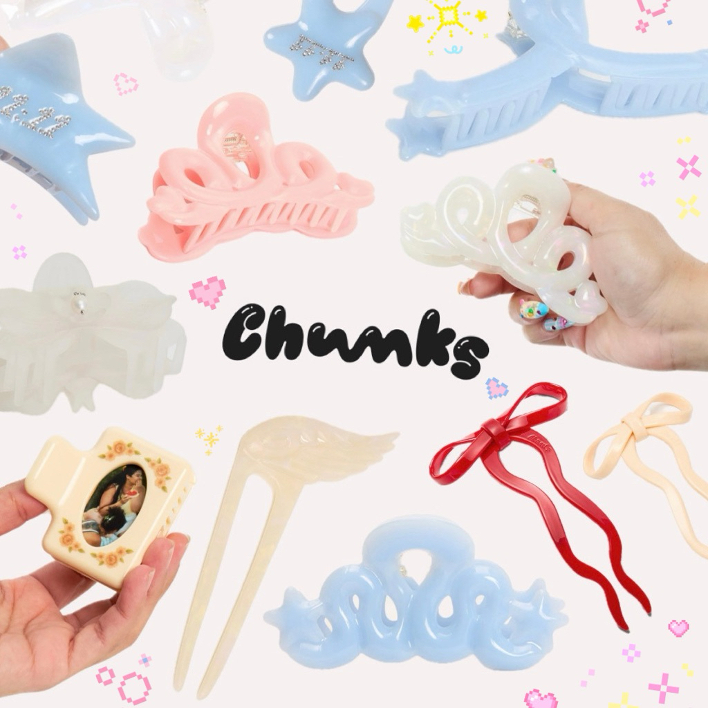 [พร้อมส่ง/พรีออเดอร์] Chunks hair claw ที่หนีบผม กิ๊บติดผม นำเข้าแท้จากอเมริกา