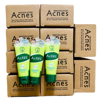 50g*2, 100g โฟมล้างหน้า เมนโทลาทั่ม Mentholatum Acnes Cleanser เมนโทลาทั่ม แอคเน่ส์ เคลียร์ริ่ง คลีนเซอร์ ขจัดสิวเสี้ยน