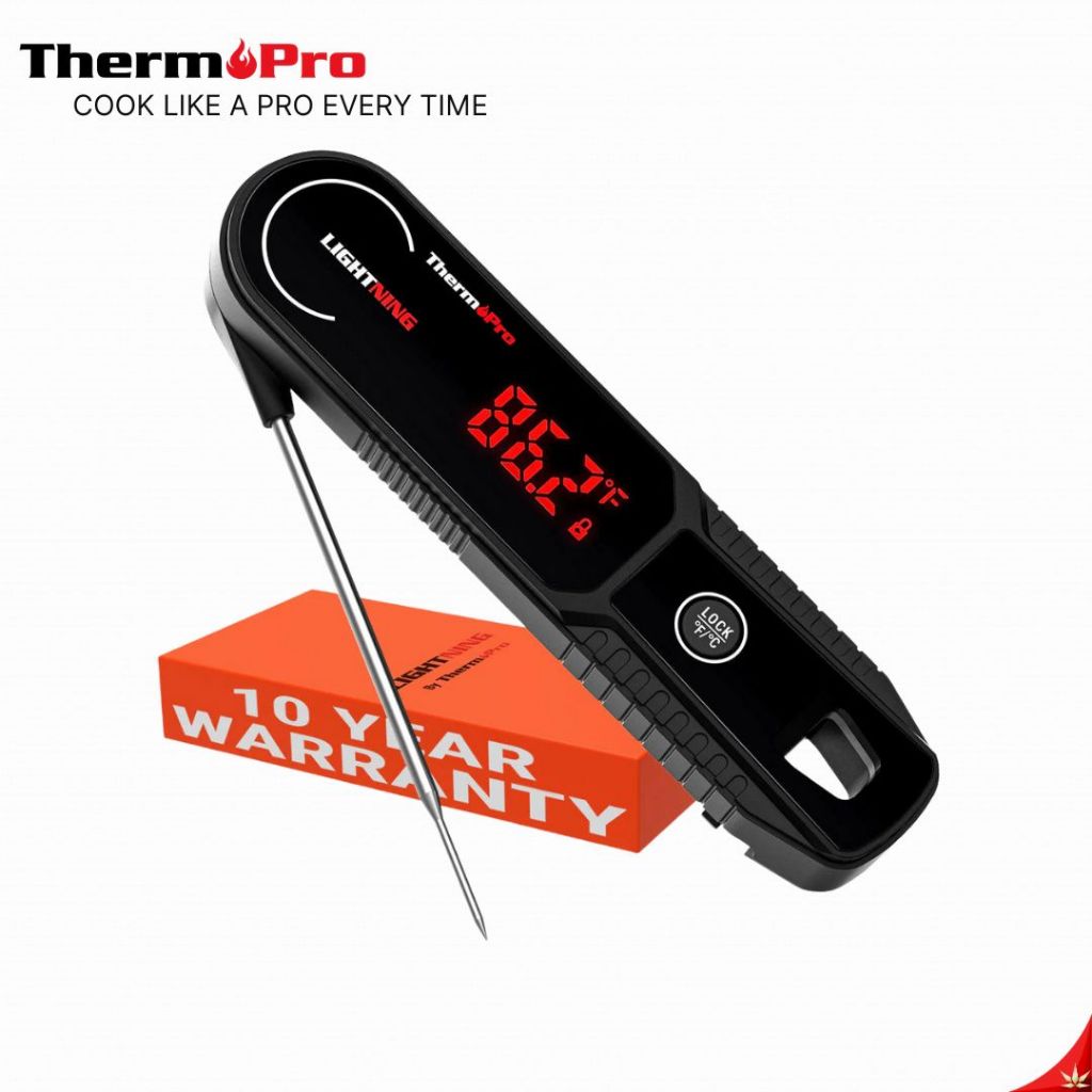 ThermoPro TP622 Lightning1s เครื่องวัดอุณหภูมิอาหาร Instant-Read Meat Thermometer รุ่นTP622 เร็วสุด