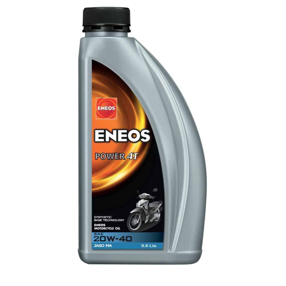 ✅🌈 ของแท้ ❣️ENEOS POWER 4T ฝาดำ 20W-40  20W-50 เอเนออส พาวเวอร์ 4T 20W40 น้ำมันเครื่อ จักรยานยนต์ 0.