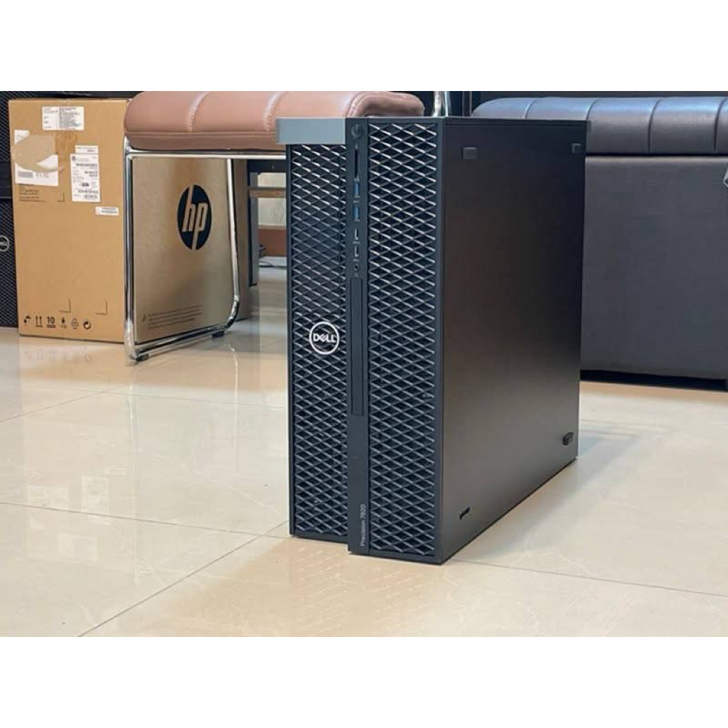Dell Precision 7820 MT Xeon Gold 6148 X 2 40C 80T SSD256GB+HD1TB RAM32GB Quadro P4000(8GB DDR5) สำหร