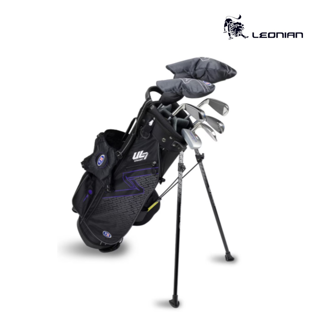 เซ็ทไม้กอล์ฟ US KIDS UL7-54 # W3+I4+PW+SW+PT+BG BK/PP (10 PCS.) 20U RH