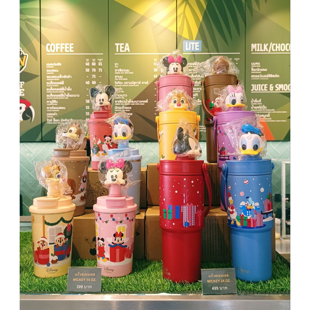 แก้วเก็บความเย็น MICKEY AND FRIENDS คาเฟ่ อเมซอน