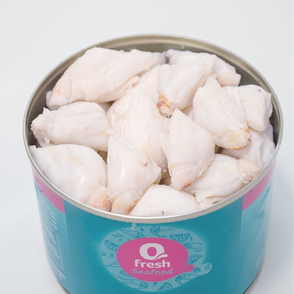 Qfresh เนื้อปูก้อนกรรเชียง พาสเจอร์ไรส์ 454 กรัม (Jumbo Lump) เนื้อปูก้อนกรรเชียง ก้อนใหญ่  *สินค้าเ
