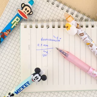 ลดราคา - ปากกาเจล ลบได้ (หัวปากกาการ์ตูน) ขนาด0.5mm. หมึกน้ำเงิน - สินค้าลิขสิทธิ์แท้