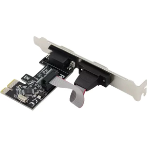 Card PCI Express X1 Serial 2Port/RS-232/RS232/DB9