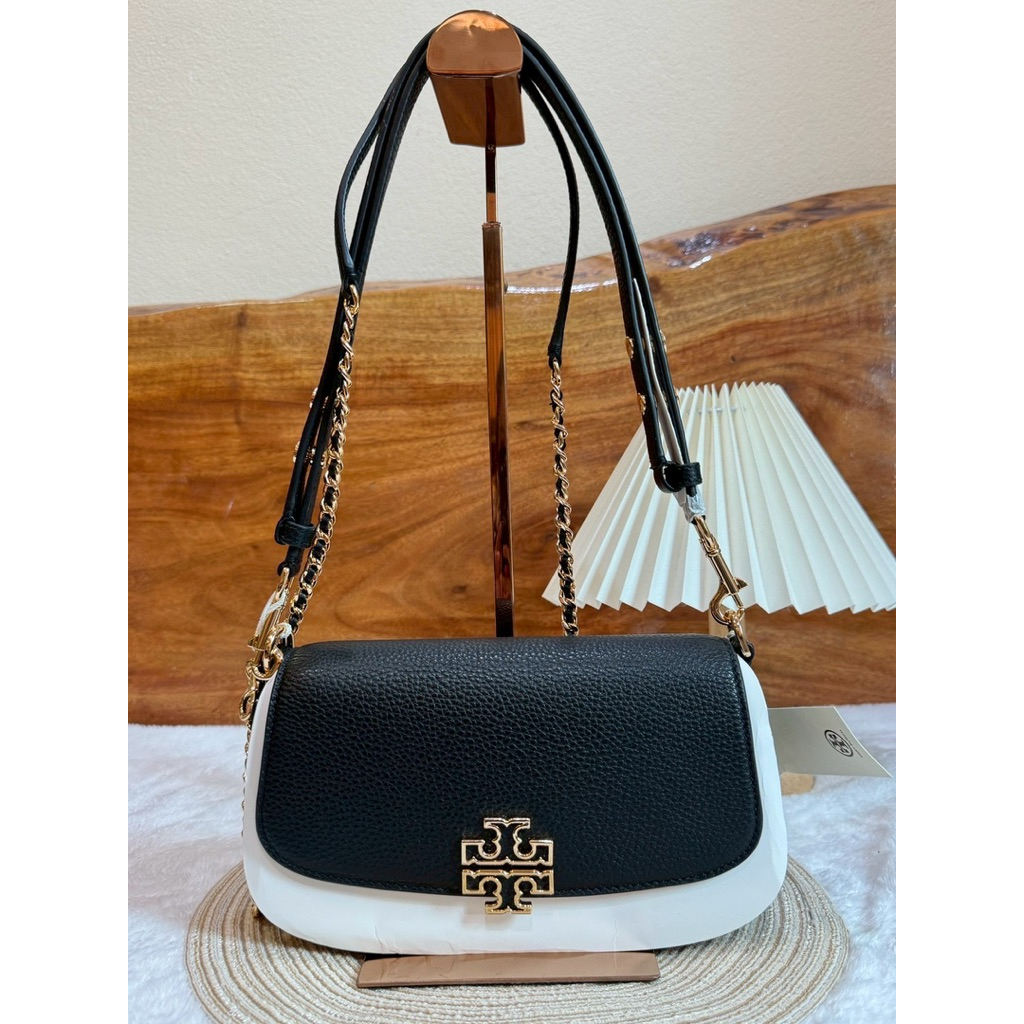 [ของแท้] 🍀พร้อมส่ง Tory Burch Britten Convertible Crossbody สะพายข้าง/ไหล่หญิง