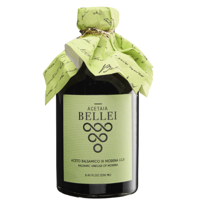 บัลซามิก วีเนก้า บ่มในถังไม้โอ๊ก ขนาด 250 มล. แบรนด์เบลเล่ย์ - Balsamic Vinegar of Modena Gift Green 250ml Bellei brand