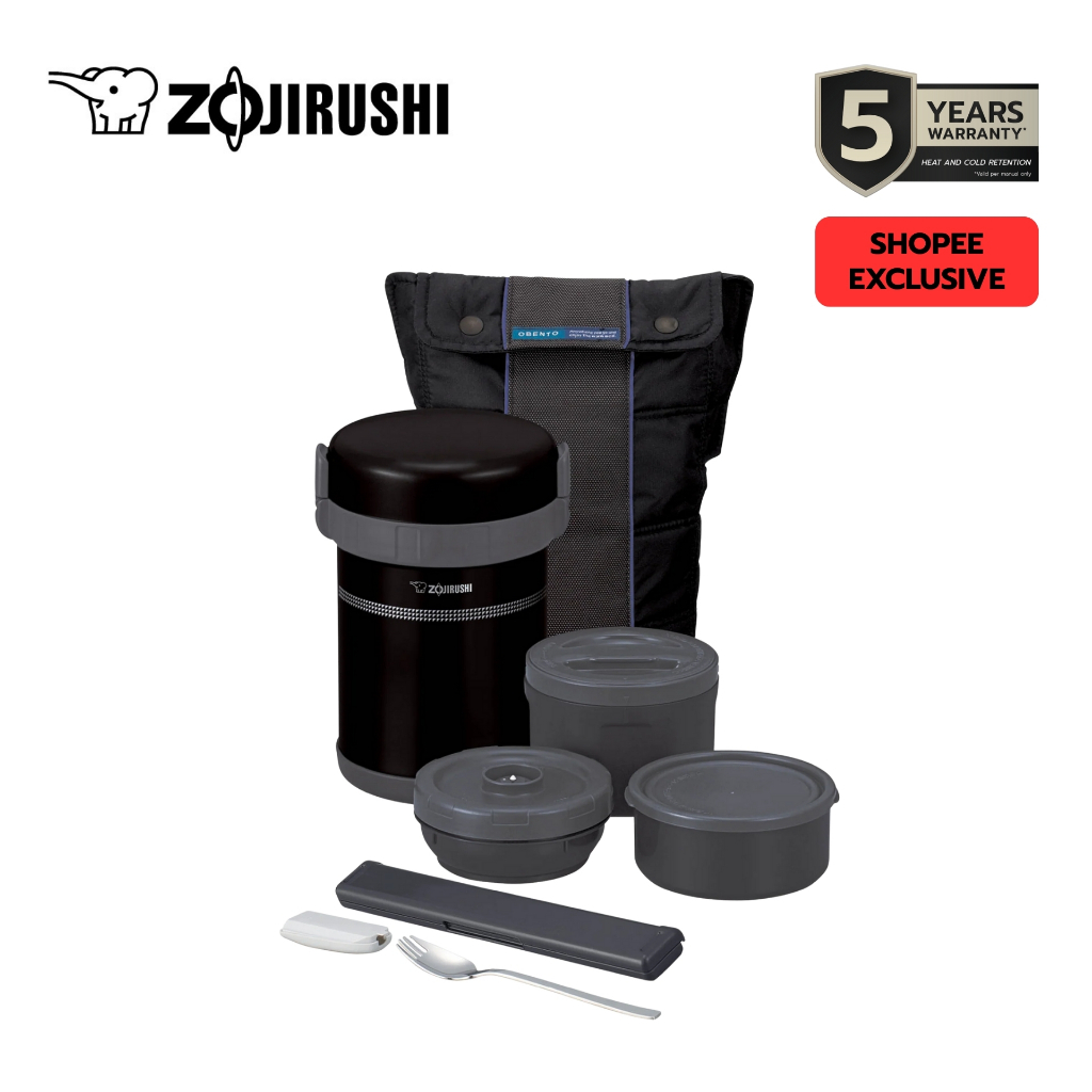 Zojirushi Lunch Jars ปิ่นโตอาหารสุญญากาศ เก็บความร้อน รุ่น SL-GRE18-BT