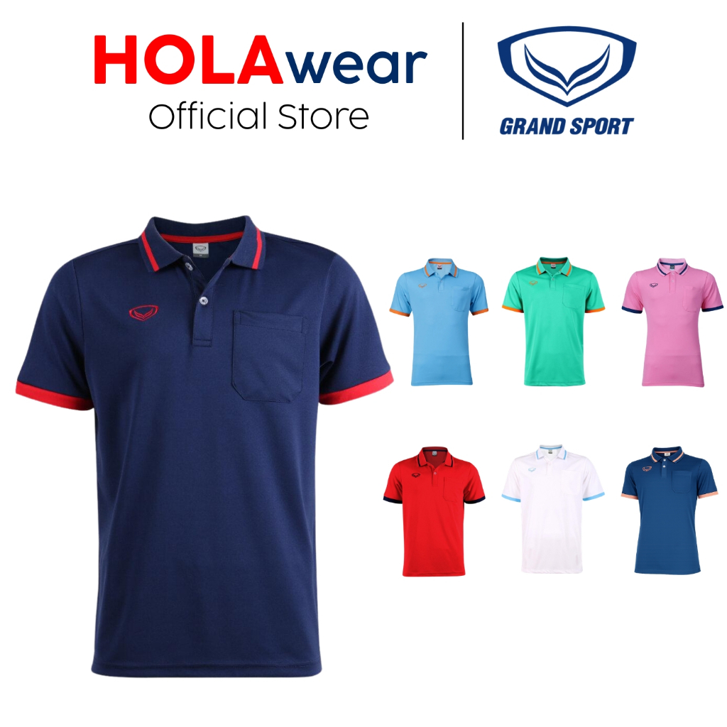 [มีส่งด่วน]  เสื้อโปโล Grand sport 12-585 เสื้อคอปก ชาย ทรงตรง มีกระเป๋าอก (โพส 2/2)