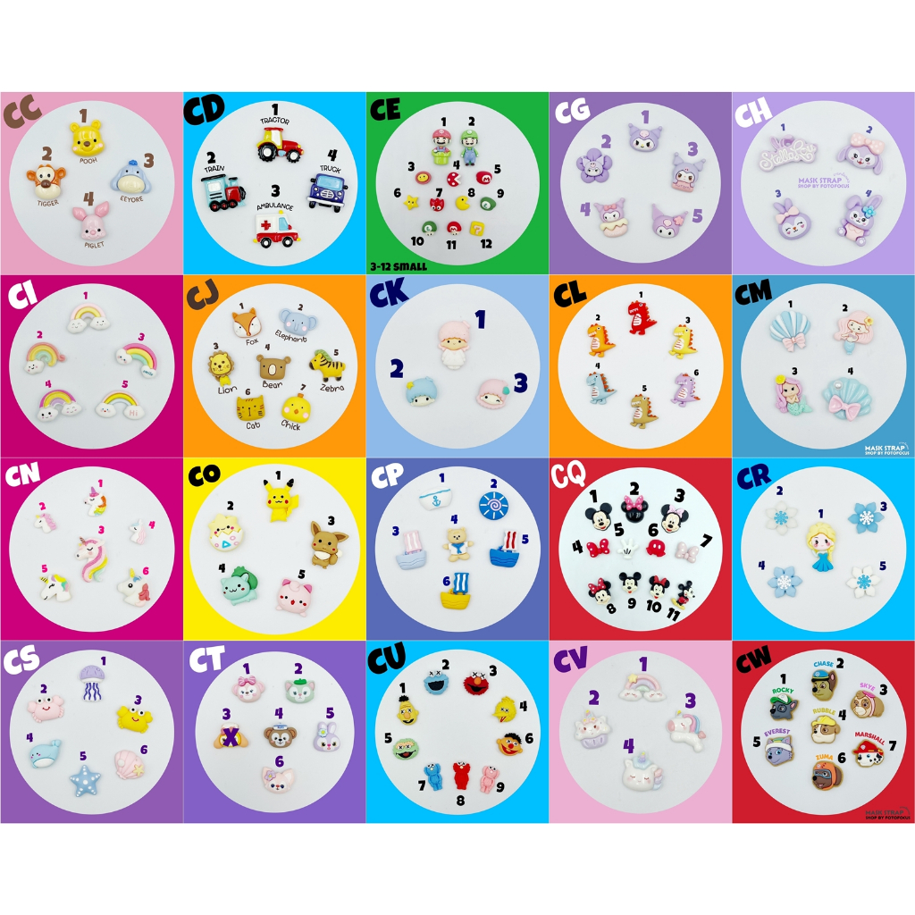 Link สำหรับเพิ่มตัวการ์ตูน ในสายคล้องแมส สายคล้องแว่นเท่านั้น (กดตามจำนวนที่จะเพิ่ม) - รูปที่ 4