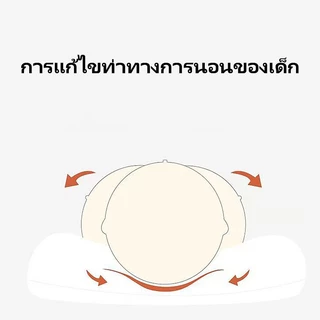 หมอนเด็กอ่อน ป้องกันหัวเบี้ยว เนื้อผ้ามัสลินกุ๊นขอบ ระบายอากาศได้ดี สำหรับเด็กแรกเกิด 0-12 เดือน
