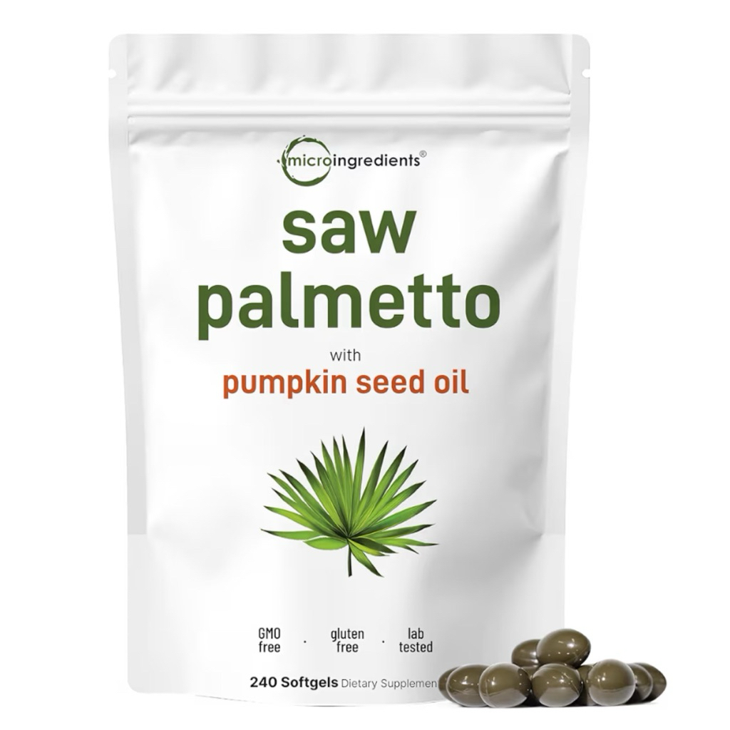 ❇️ SAW PALMETTO + PUMPKIN SEED (สุขภาพต่อมลูกหมาก + สุขภาพเส้นผม)