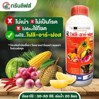 โฟลิ อาร์ ฟอส กรดฟอสโฟนิก phosponic acid กรีนลีฟ ขนาด 1 ลิตร