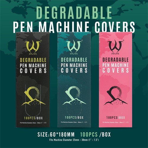 พลาสติกหุ้มปากกา AVA New Degradable Tattoo Pen Machine Cove