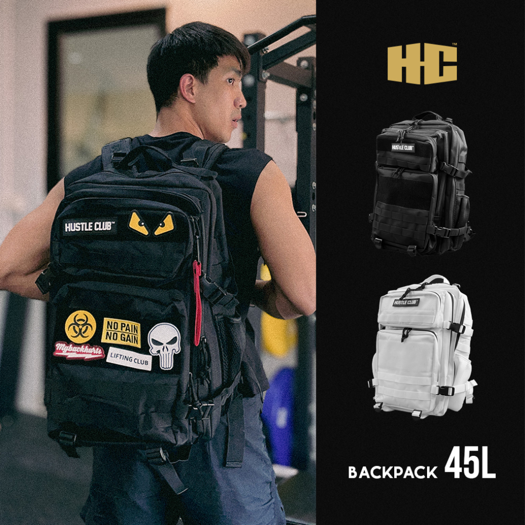 HUSTLECLUB BACKPACK - HTCBP45 BK