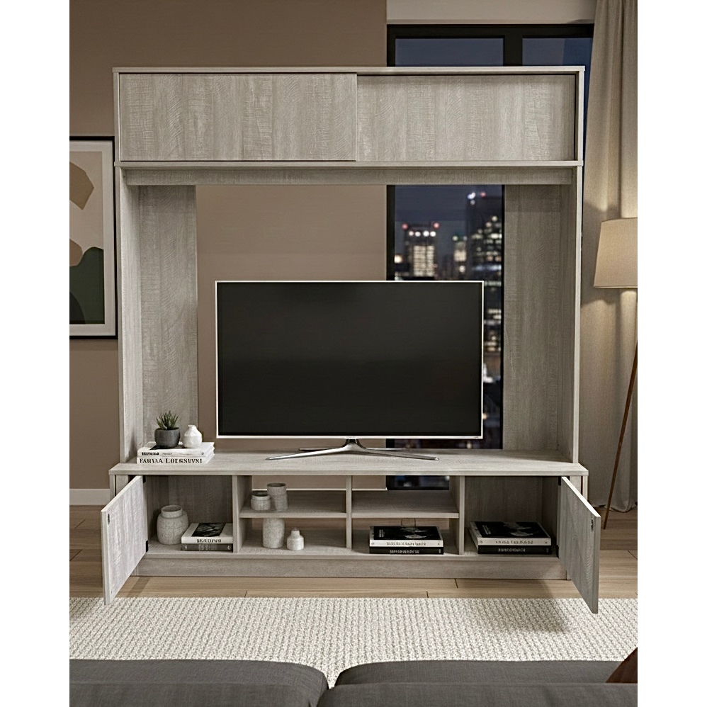 Tomato Home ชั้นทีวี Presley 65TV 3.0‼️ราคารวมค่าส่งประกอบในเฉพาะกรุงเทพและปริมณฑล ชั้นทีวีเก็บของ