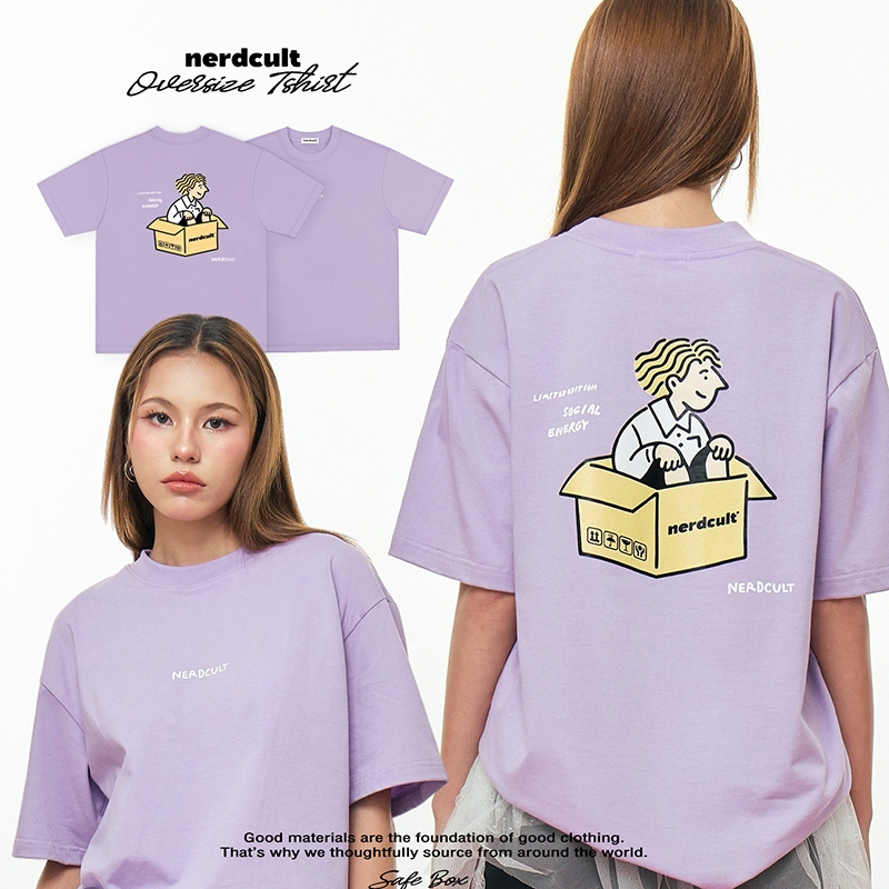 NERDCULT | SAFE MODE Graphic TEE | RELAX CUT™ (เสื้อยืดทรงหลวม)