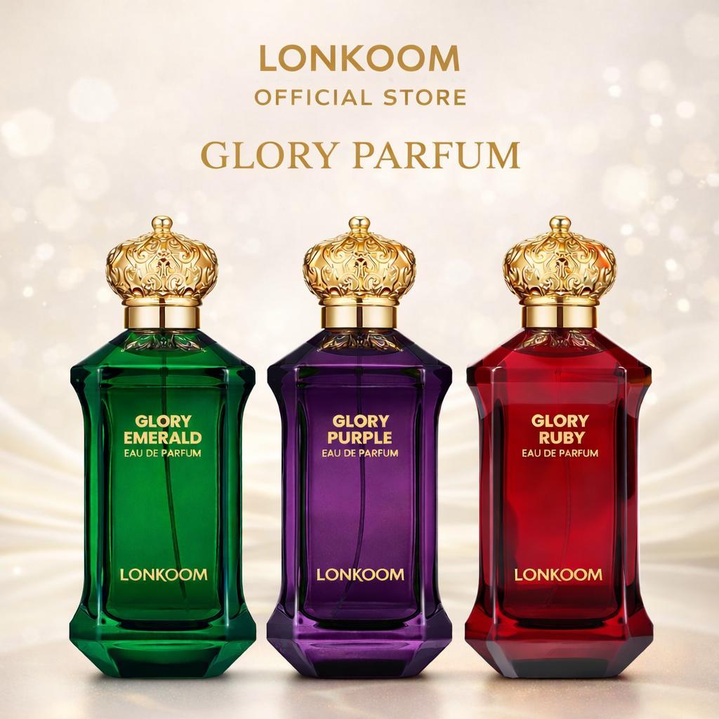 LONKOOM GLORY EMERALD / GLORY BLACK / GLORY PURPLE น้ำหอมUnisex น้ำหอมกลิ่นหรู น้ำหอมอาหรับ