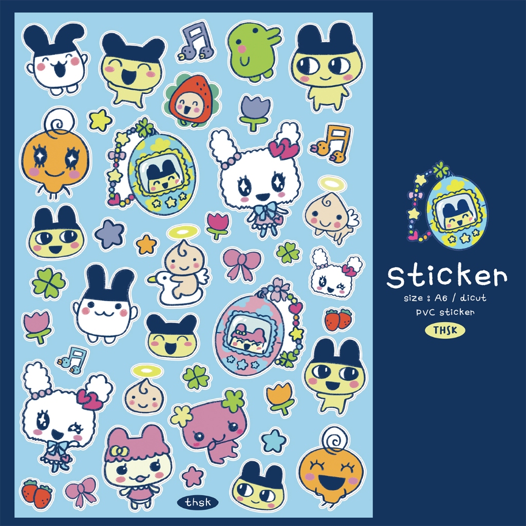 Tamagotchi Sticker สติ๊กเกอร์ A6