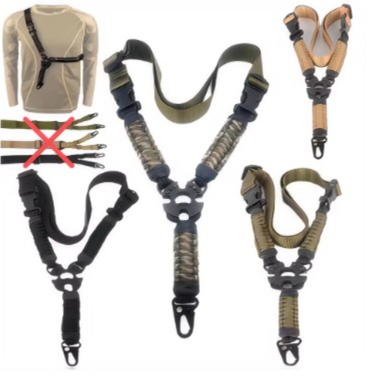 สายสะพายปืน 2 จุด พาราคอร์ดถัก Falcon Paracord 2 - Point Sling