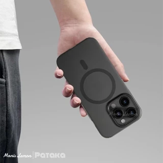 Manis Lemon Slim Magnetic Case for iPhone 17 16 15 14 13 12 Pro Max Plus Air แม่เหล็ก ซองใส่โทรศัพท์ เคส สำหรับ ไอโฟน