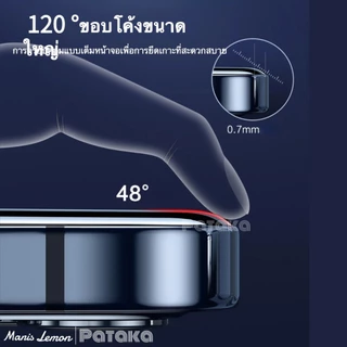 Manis Lemon ฟิล์มกระจก for iPhone 17 16 15 14 13 12 Pro Max Plus Air กระจกเต็มจอ ใสเต็มแผ่นไม่มีขอบสี สำหรับ ไอโฟน