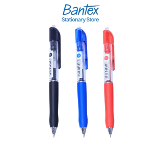 Bantex ปากกา ปากกาเจล 3 สี 0.7มม พร้อมคลิปหนีบ เขียนง่ายสบายมือ ทนทาน ด้ามจับนุ่ม หมึกเข้ม Gel Pen