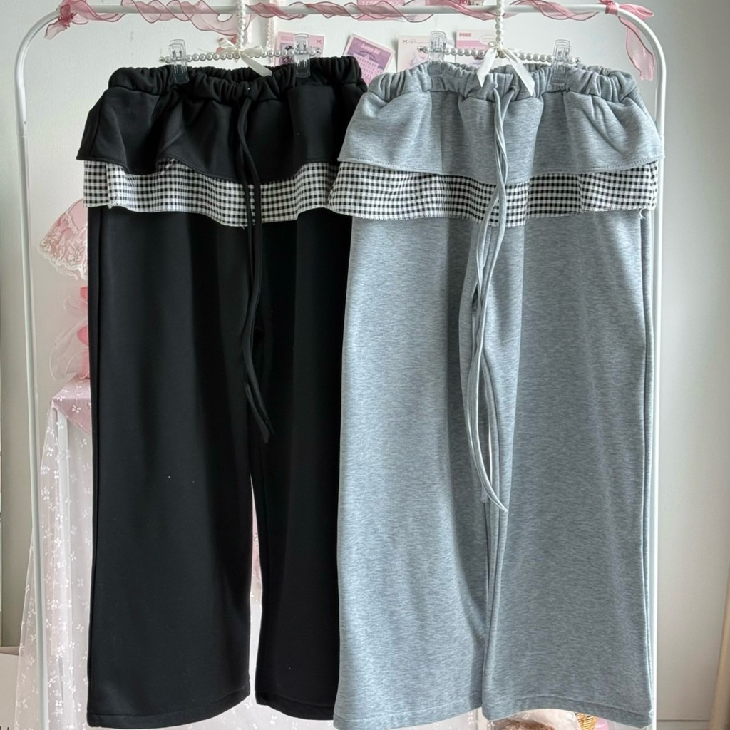 🧸𝐂𝐡𝐮𝐛𝐛𝐲𝐋𝐚𝐧𝐝.(เอว32-46)🪿PunPun Pants🪿รุ่นปันปัน กางเกงไซส์ใหญ่ ดีเทลน่ารัก สำหรับสาวอวบ #Sk059 - รูปที่ 7