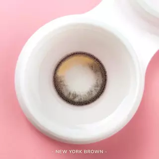 Kitty Kawaii Contact Lens : New York Brown (Blister pack) - คอนแทคเลนส์รายเดือน