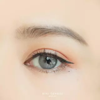 Kitty Kawaii Contact Lens : Mini Cemore Gray (Blister pack) - คอนแทคเลนส์รายเดือน