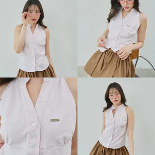 Nineties Design เสื้อแขนกุดลายทาง รุ่น Daniel