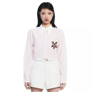 Merge Official - Cryssie Crop Shirt (พร้อมส่ง)