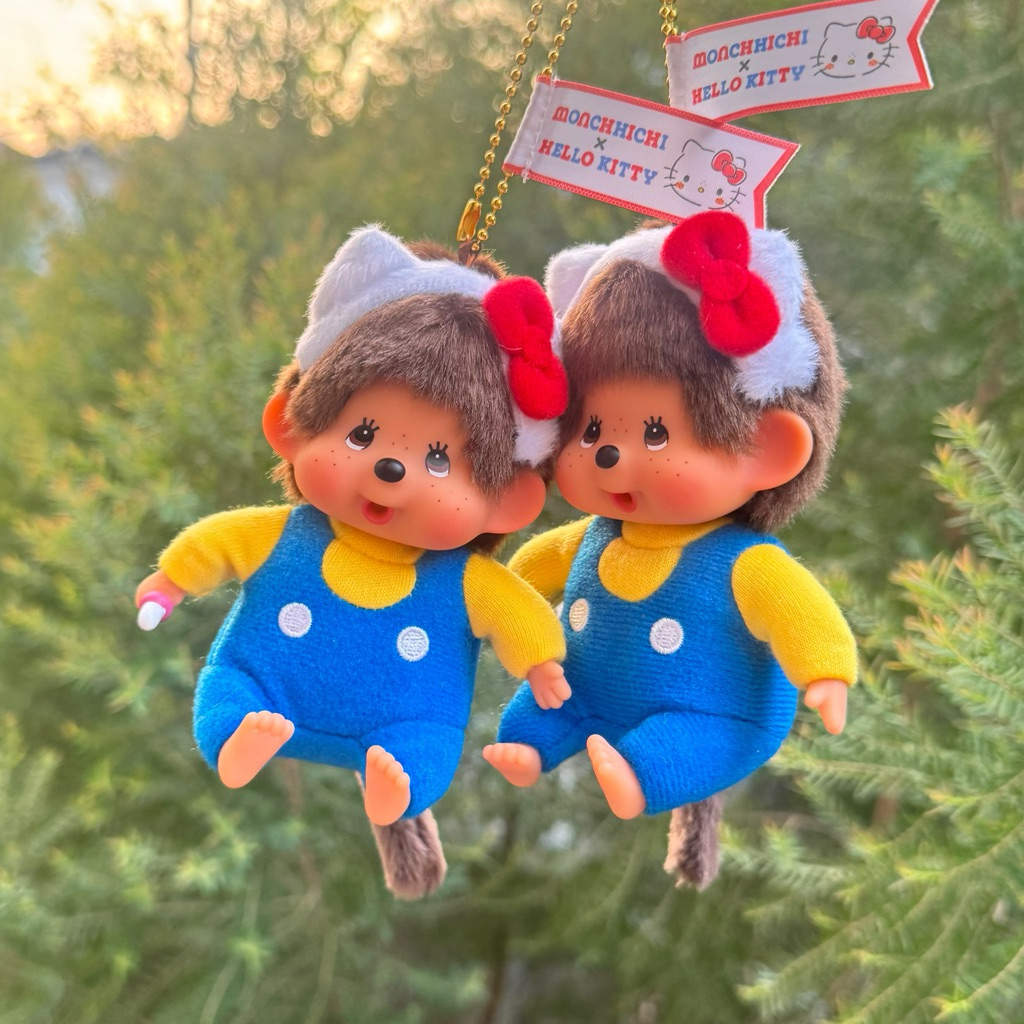 (พร้อมส่ง💥แมสได้🛵)Monchhichi X HelloKitty คอลเลกชั่นในตำนานที่ทุกคนไม่ควรพลาด