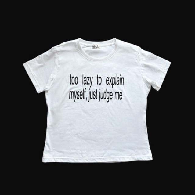 MALYQ Baby Tee: Judge Me