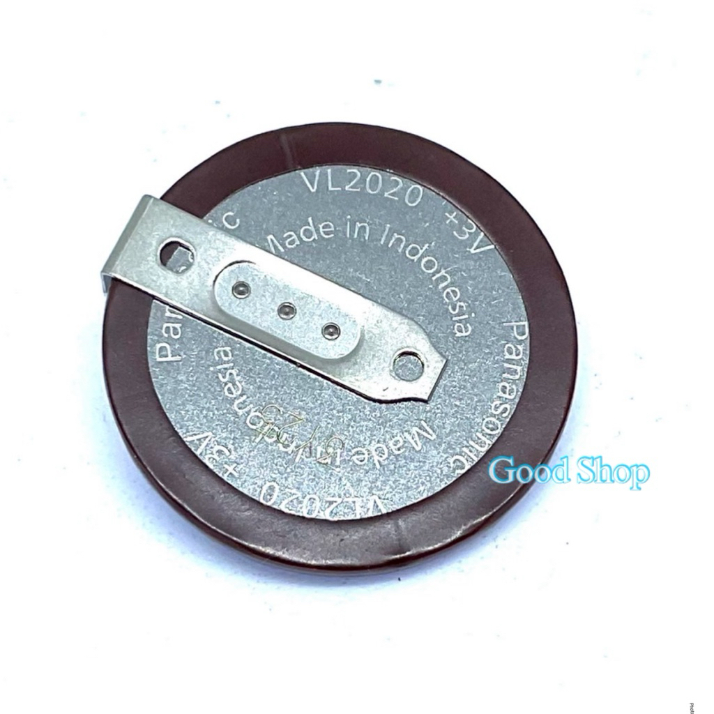 แบตเตอรี่ VL2020 ยี่ห้อ Panasonic ถ่านกระดุม รีโมทกุญแจรถ BMW และ MINI Cooper มีขา 90องศา  (แท้) พร้