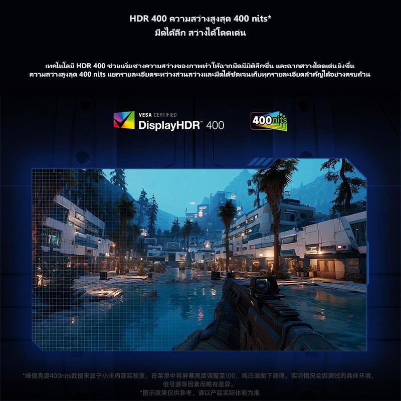 Xiaomi Redmi Monitor Gaming รุ่น G24 2026 23.8" IPS 240Hz 1ms Ultra-High HDR 400 รับประกัน 1 ปี รูปที่ 5