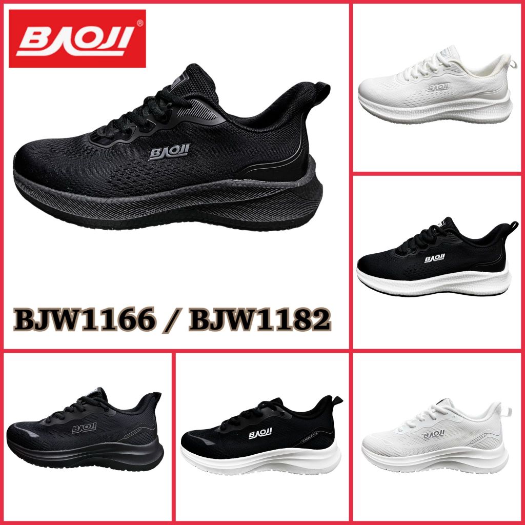 Baoji BJW1166 / BJW1182 รองเท้าผ้าใบหญิง บาโอจิ ไซส์ 37-41
