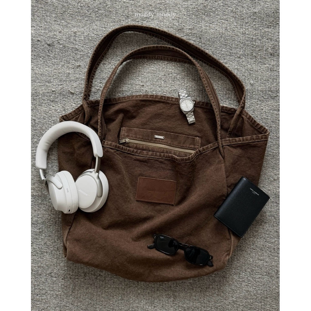 mdmd | sommar tote bag กระเป๋า tote bag ผ้าเดนิม (ยีนส์)