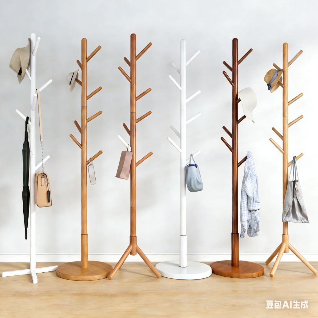 [4.15]ที่แขวนกระเป๋า แขวนเสื้อได้ ราวแขวน สำหรับหมวก หรือเสื้อผ้า ประหยัดพื้นที่ รับน้ำหนักได้ถึง 50กก ที่แขวนเสื้อ สะดว