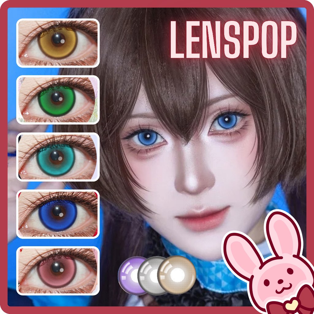 ✨️Jelly Eye✨️ พร้อมส่ง 🇹🇭 มีค่าสายตาบางรุ่น คอนแทคเลนส์คอสเพลย์ Lenspop แบบรายวันจีน (2)