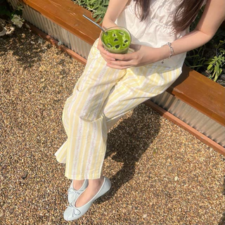 ( พร้อมส่ง ❗️) กางเกงขายาวทรงตรง ( มีซับใน ) รุ่น the pollen pants.