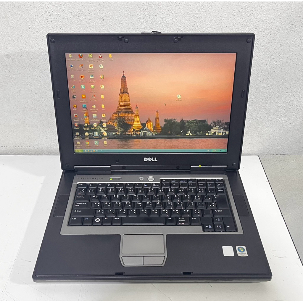 Dell Latitude D531 15" Laptop AMD Athlon TK-57 Ram 2GB HD 80G win7 แบตดี ใช้งานปกติ