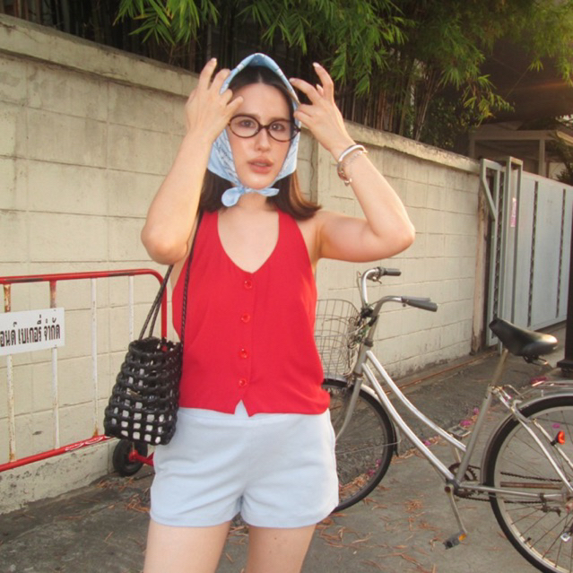 HERS - Lucky Top เสื้อคล้องคอ แขนกุด