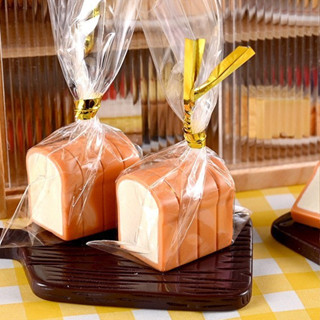 j373 ขนมปังบรรจุถุงของเล่นจิ๋วจำลองแพ็คละ 5 ชิ้น