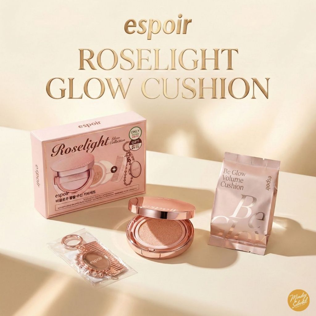 #พร้อมส่ง#ESPOIR BE GLOW VOLUME CUSHION [ROSELIGHT GLOW COLLECTION]